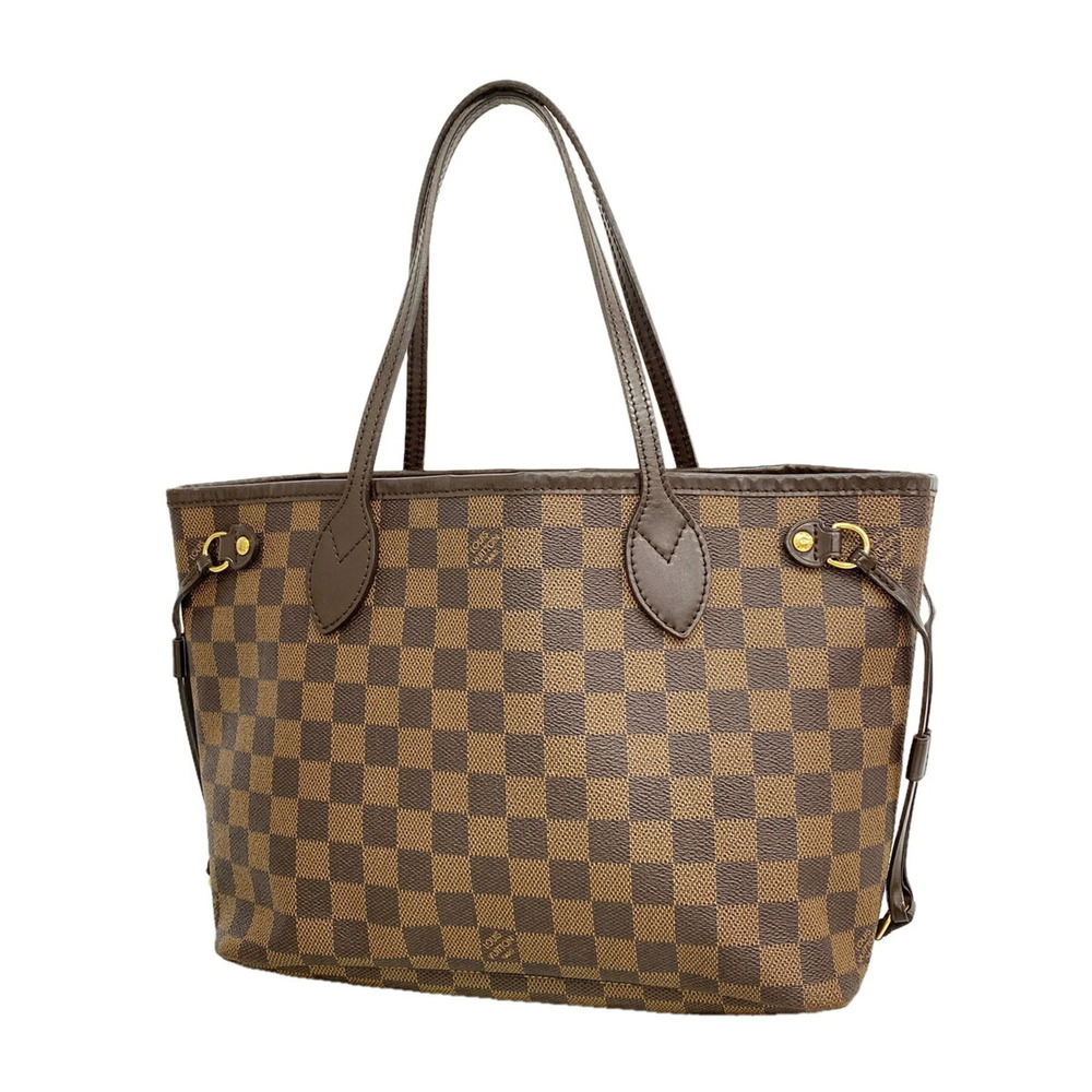 Louis Vuitton Damier Neverfull PM Tote Bag N51109 Ebene Women's P3572675